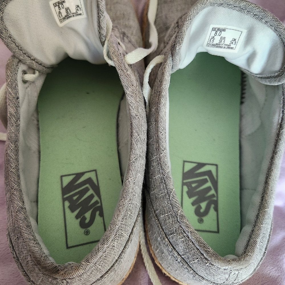 Vans Canvas Espadrille Shoes Size 8 - Picture 12 of 12